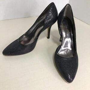 Anne Klein Black Sparkle Pump Size 6M - China